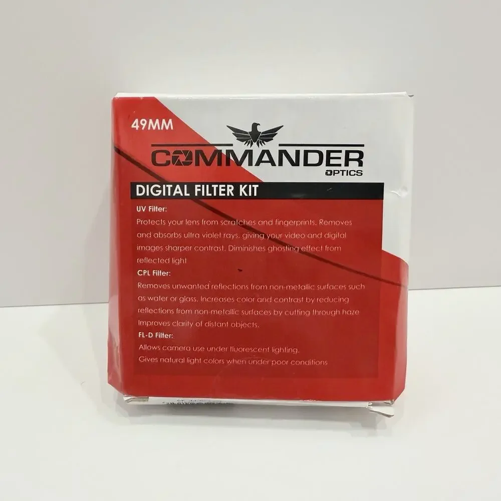 Commander Optics PRO HD 55mm 3PC Filter Kit (UV+CPL+FLD)